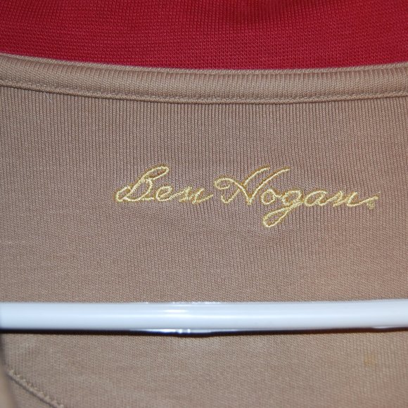 Ben Hogan 1/4 Zip  XL sweater pullover tan preowned - Picture 6 of 9